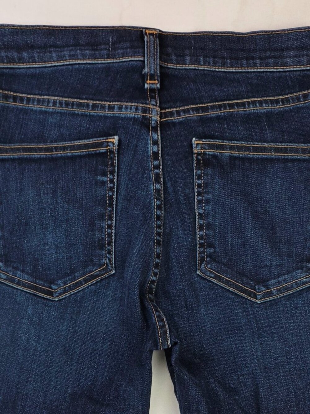 Veronica Beard Kate 10" Skinny Womens Size 24X27 Raw Hem Blue Denim Jeans USA - Picture 12 of 12